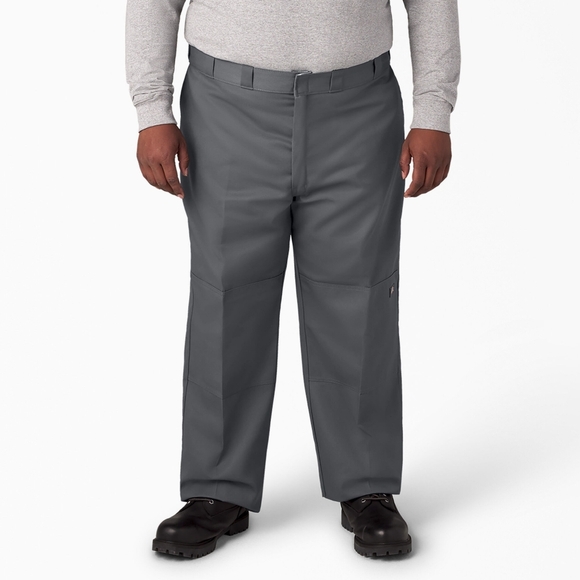 Loose Fit Double Knee Work Pants Charcoal Gray Dickies 50×32 - Picture 1 of 12